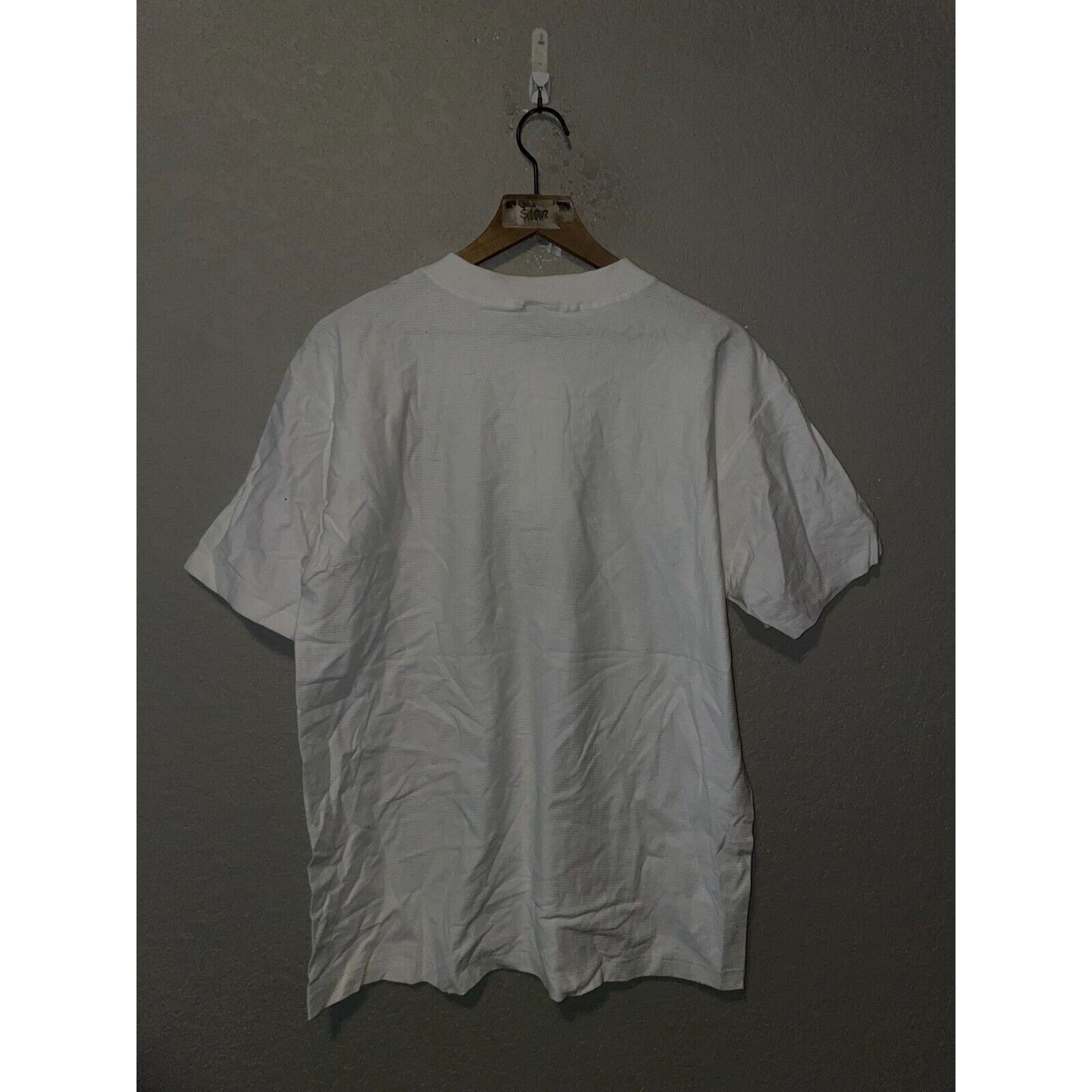 Vintage 90s Virginia Blue Ridge Mountains 1/4 Button White Shirt Size US L / EU 52-54 / 3 - 7 Thumbnail