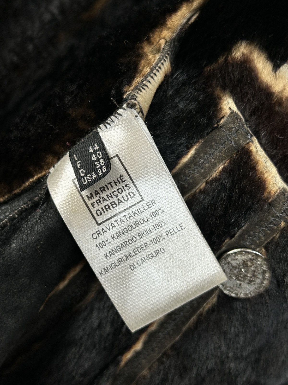 Marithe + Francois Girbaud Marithe Francois Girbaud Kangaroo Reversible Leather Jacket Size M / US 6-8 / IT 42-44 - 15 Thumbnail
