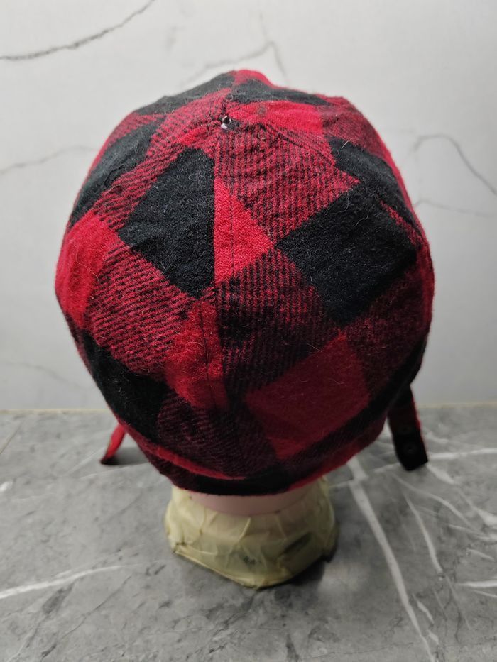 Japanese Brand Vintage Flannel Earflap Cap Hat Size ONE SIZE - 5 Thumbnail