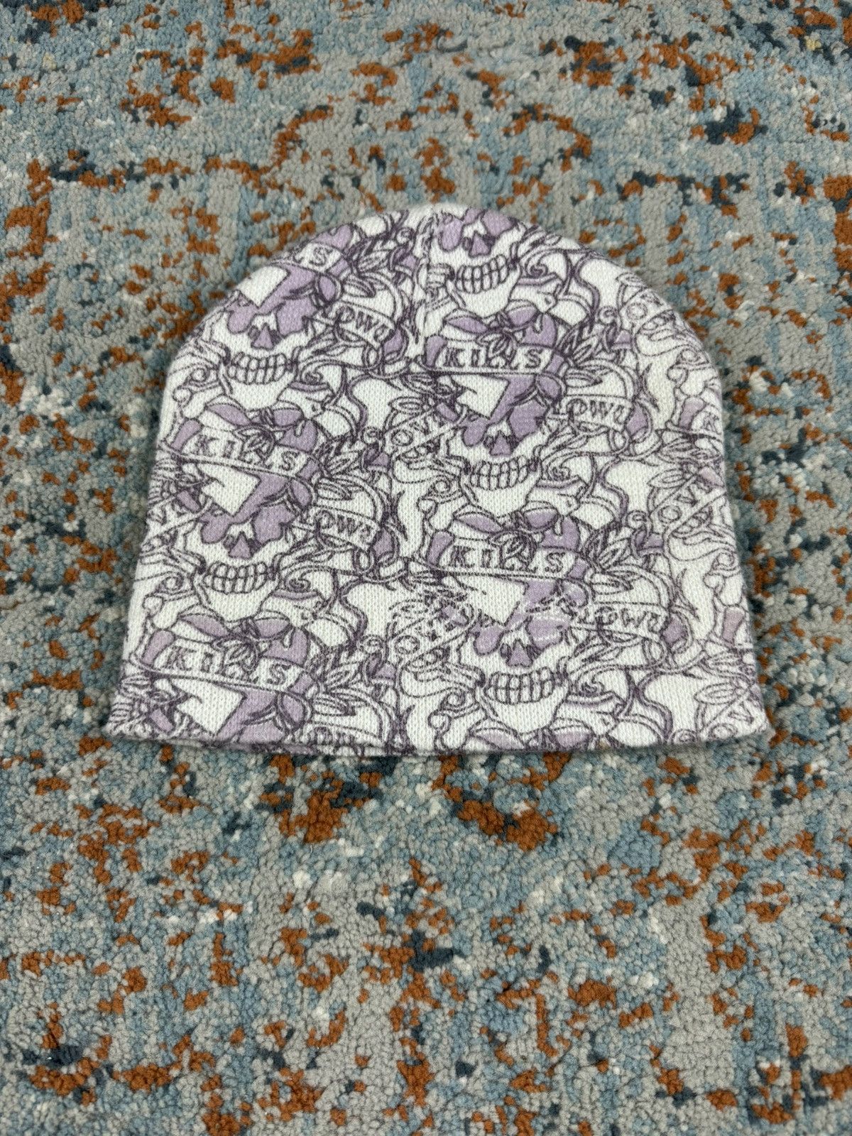 Japanese Brand Vintage Y2K Ed Hardy style aop graphic beanie jesse pinkman Size ONE SIZE - 4 Thumbnail