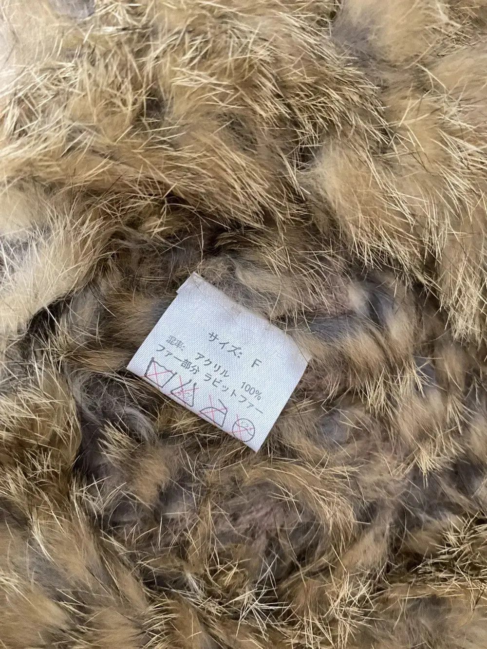 Japanese Brand Rabbit Fur Fleece Very Rare Japanese Brand Hat Size ONE SIZE - 6 Thumbnail