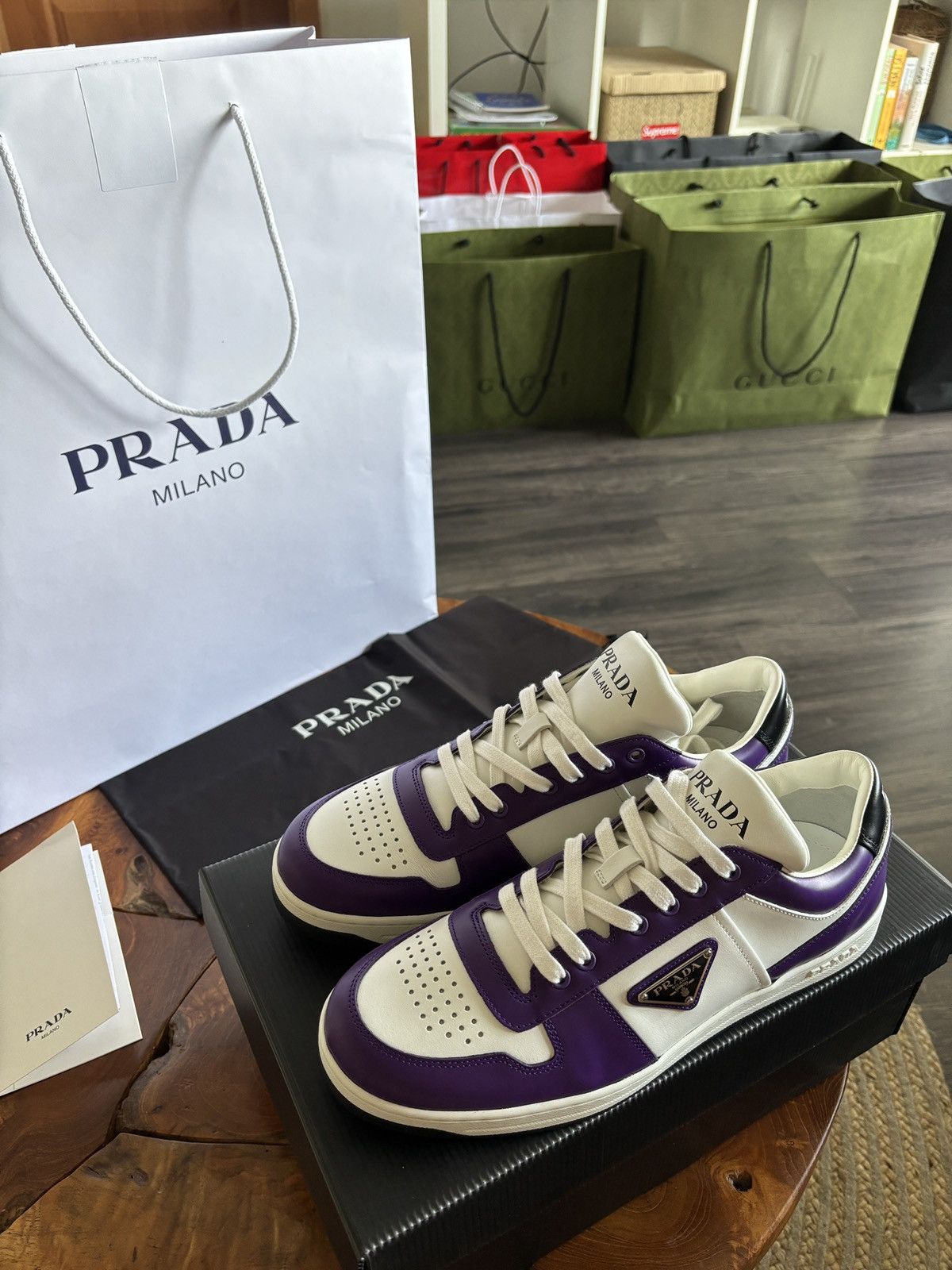 Prada Prada Man Sneakers 2EE394FG000Y5T F0944 Size UK 9