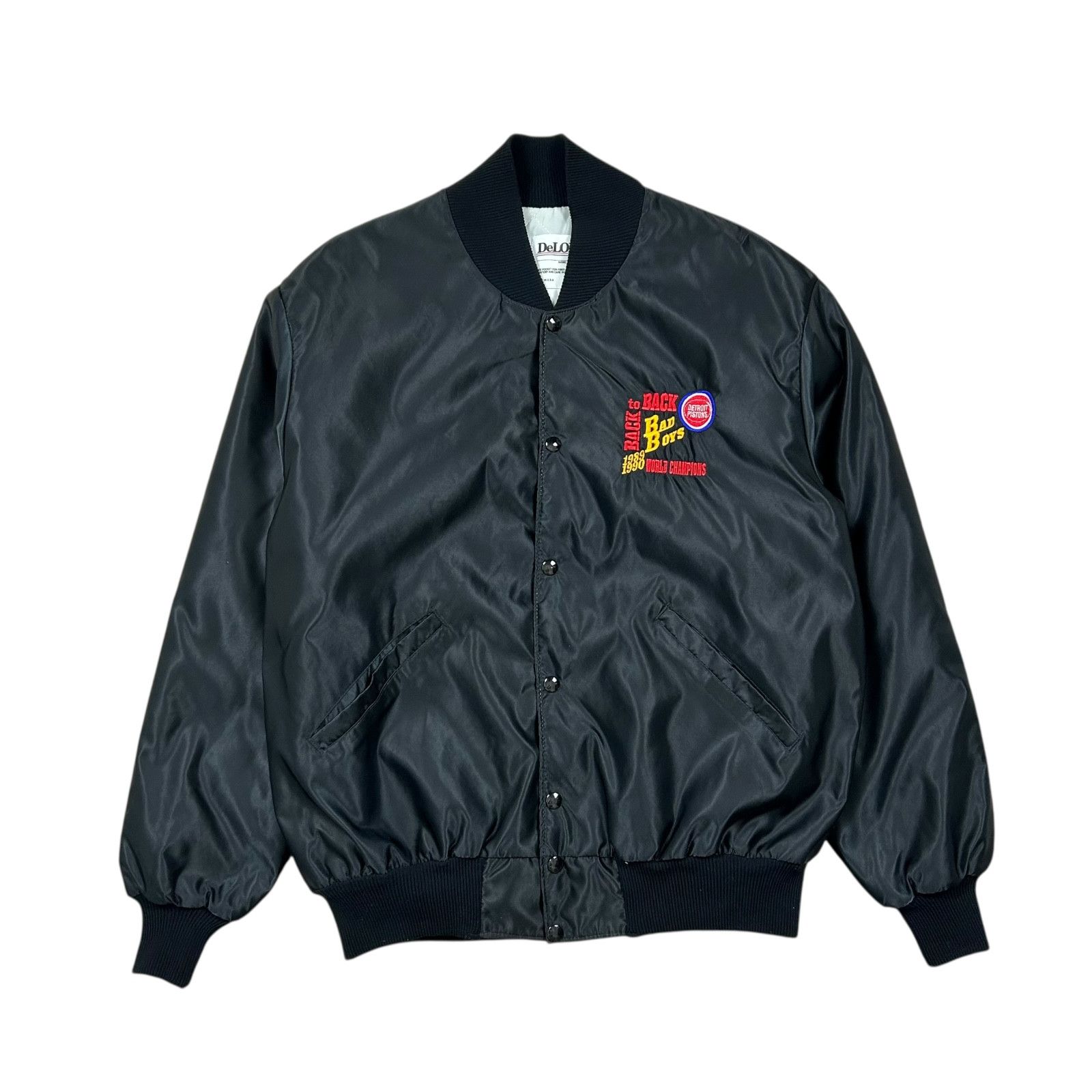 NBA VTG NBA DETROIT PISTONS DELONG SATIN JACKET 1989 1990 Size US L / EU 52-54 / 3 - 2 Thumbnail
