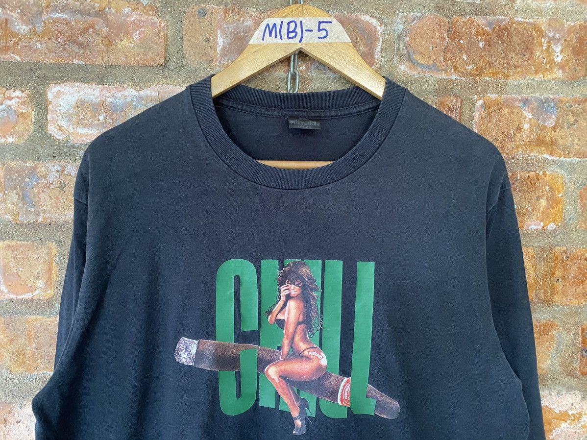 Hysteric Glamour × Japanese Brand × Nitraid 2000s Nitraid Japan Girl on Cigar hot sexy Size US L / EU 52-54 / 3 - 3 Thumbnail