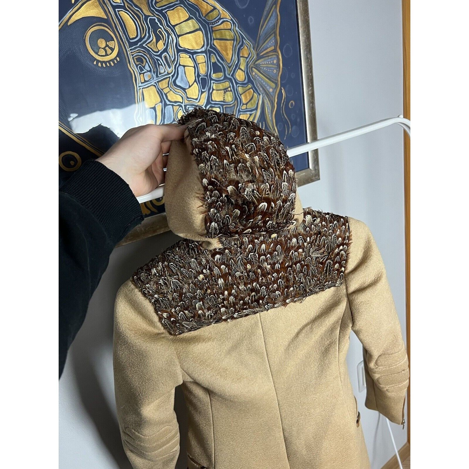 Prada RARE! Prada Beige Camelwool Hooded Coat Size 38 Size XS / US 0-2 / IT 36-38 - 13 Thumbnail