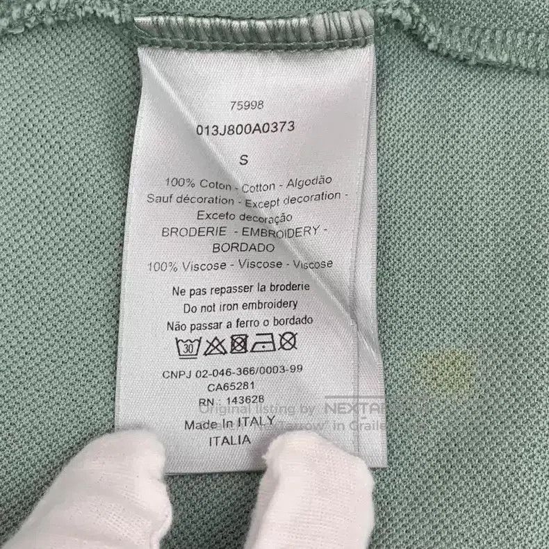 Dior Dior Green short-sleeved polo shirt Size US S / EU 44-46 / 1 - 8 Thumbnail
