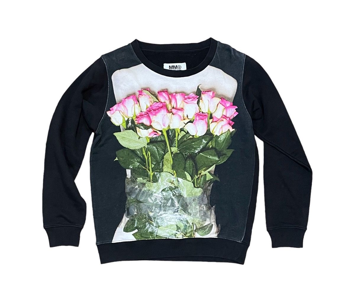 image of Maison Margiela Vintage Maison Martin Margiela Mm6 Roses Sweatshirt, Men's (Size Small)