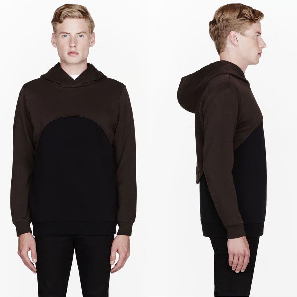 Givenchy Brown and Black Double Layered Hoodie Size S / US 4 / IT 40 - 4 Thumbnail
