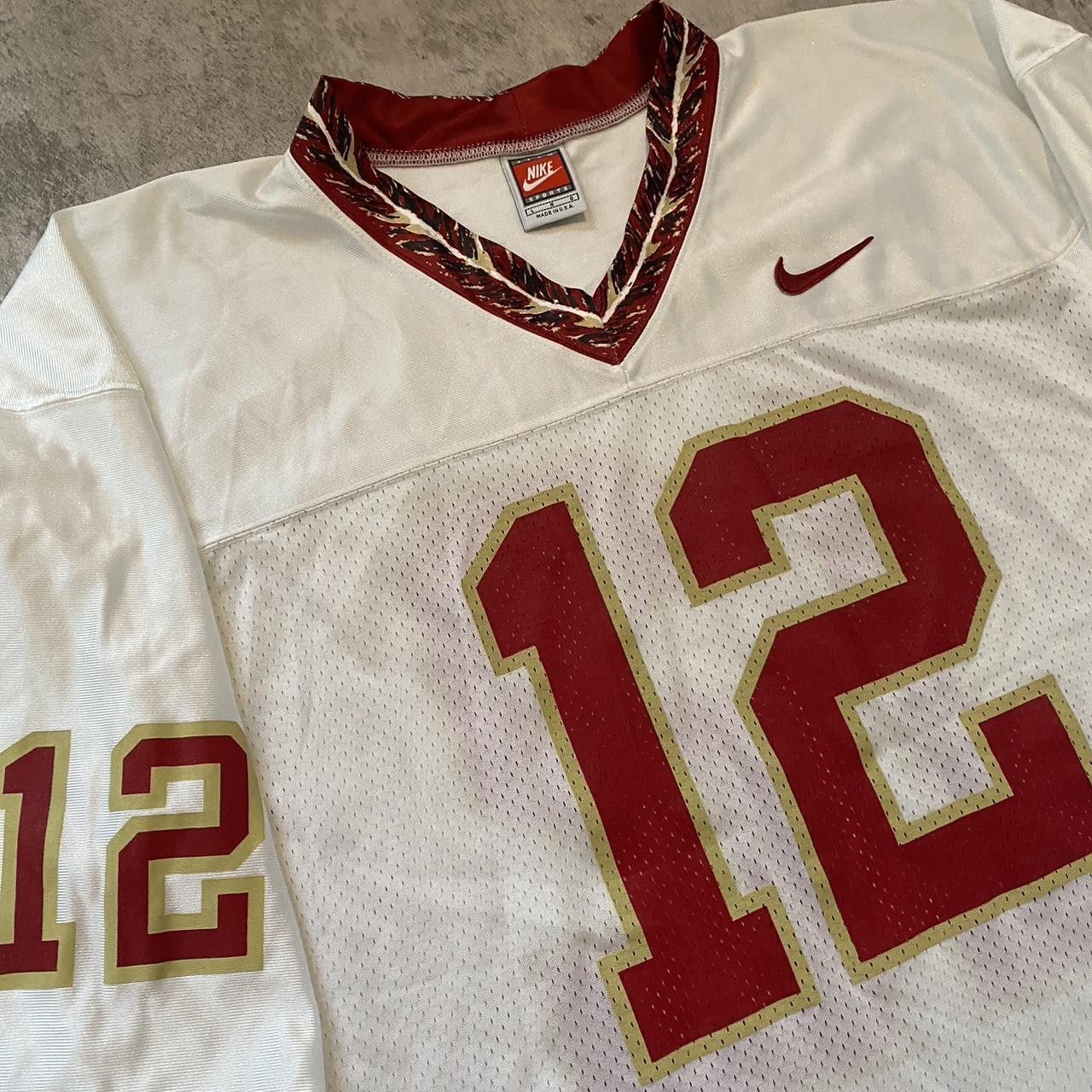 Nike 90s Nfl White and burgundy Nike Florida State Size US L / EU 52-54 / 3 - 3 Thumbnail