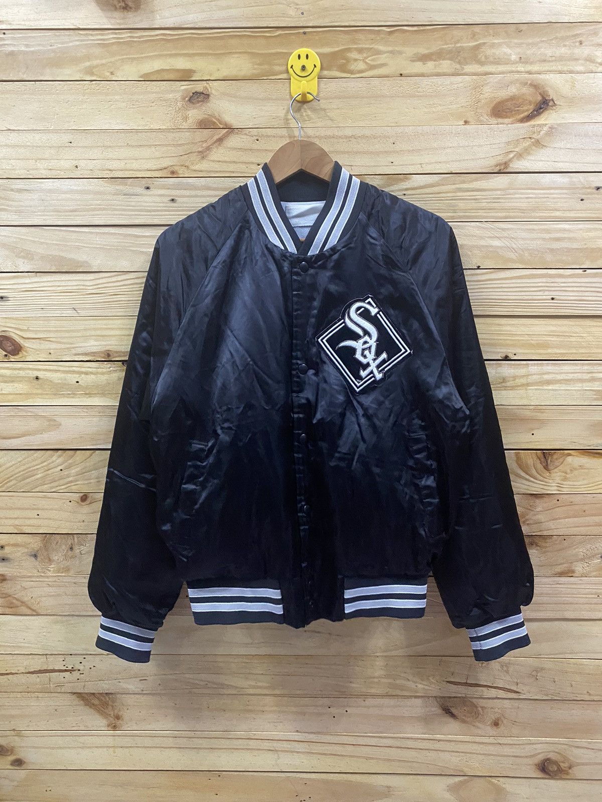 MLB × Vintage Vintage made in usa chicago white sox satin jacket Size US M / EU 48-50 / 2 - 1 Thumbnail