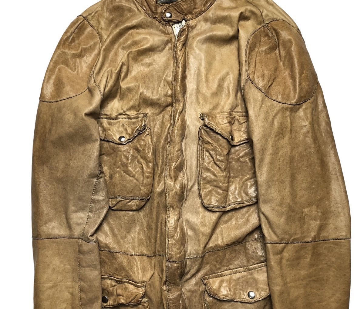 Giorgio Brato Giorgio Brato Leather Jacket Size US L / EU 52-54 / 3 - 3 Thumbnail