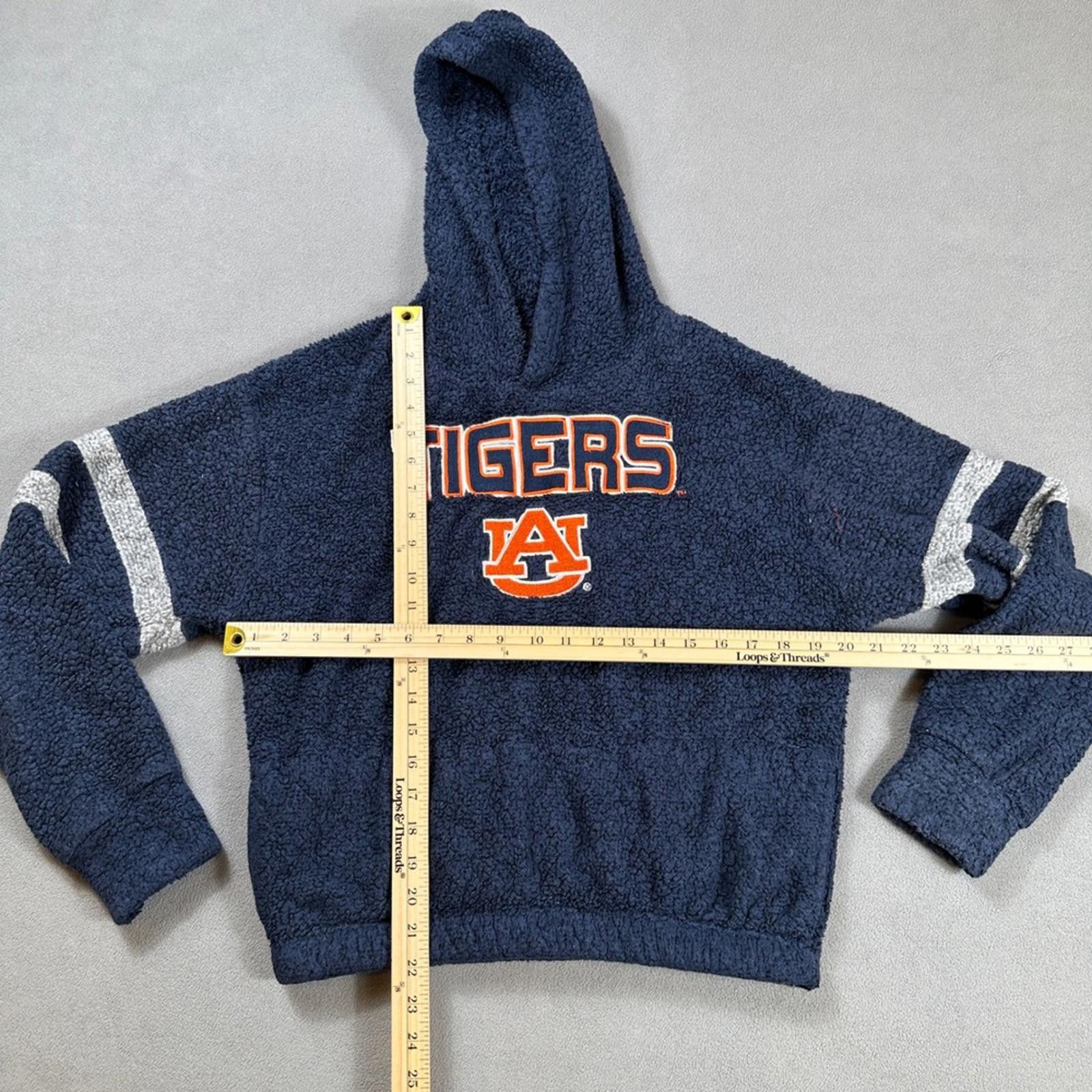 Genuine Leather Auburn Tigers Sherpa Fleece Hoodie Kids XL Orange Gray Logo Size US XL / EU 56 / 4 - 2 Thumbnail