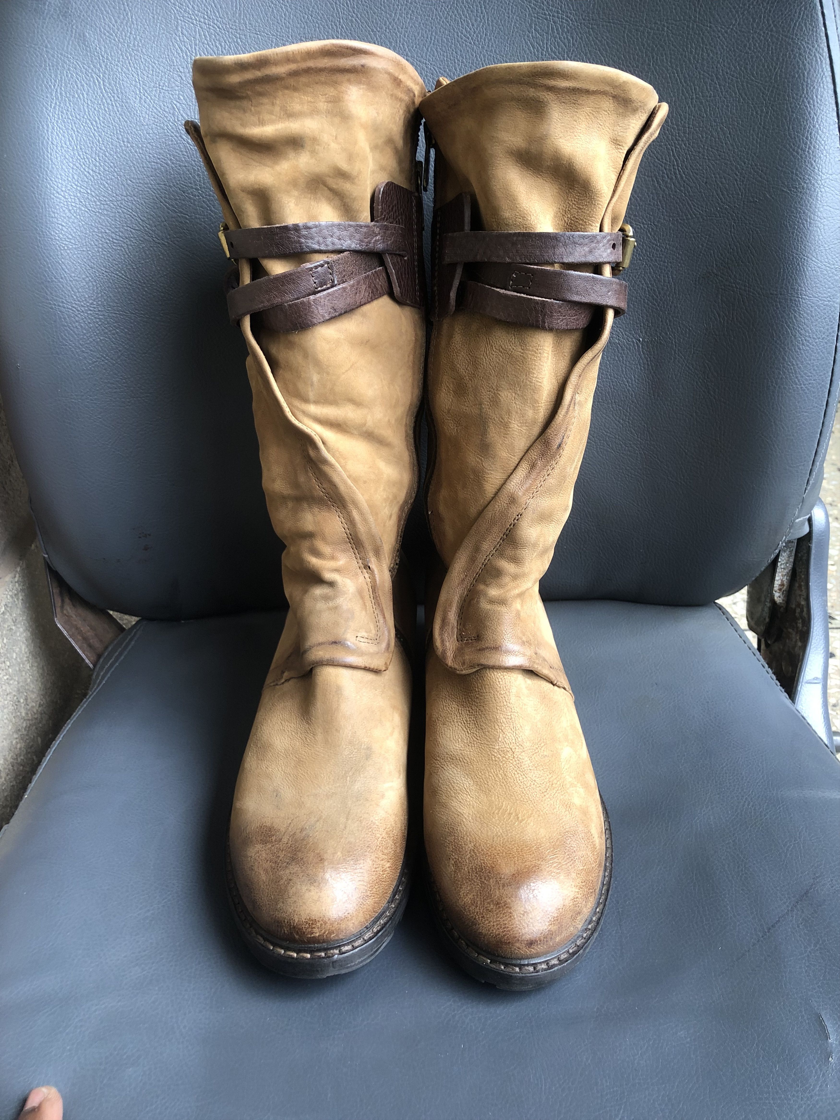 A.S.98 A.S 98 Brown Calfskin Leather Women’s Boot Size 38 Size US 8 / IT 38 - 4 Thumbnail