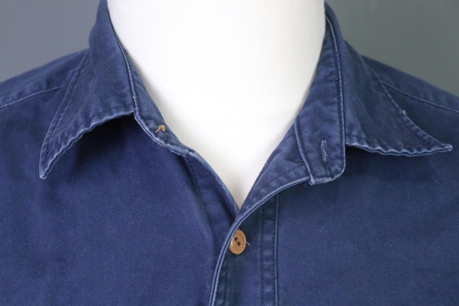 Emmett Emmett Jean Company Denim Blue Overshirt Shirt M Size US M / EU 48-50 / 2 - 4 Thumbnail