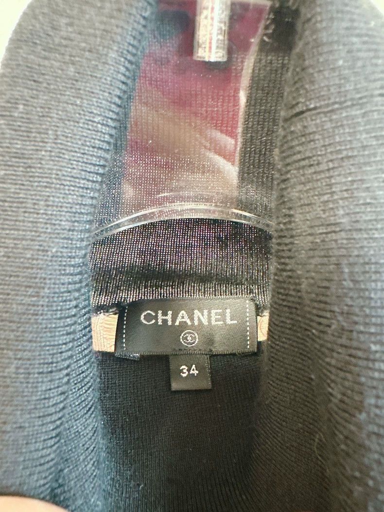 Chanel Chanel Double C cashmere sweater Size XXS / US 00 / IT 34 - 4 Thumbnail