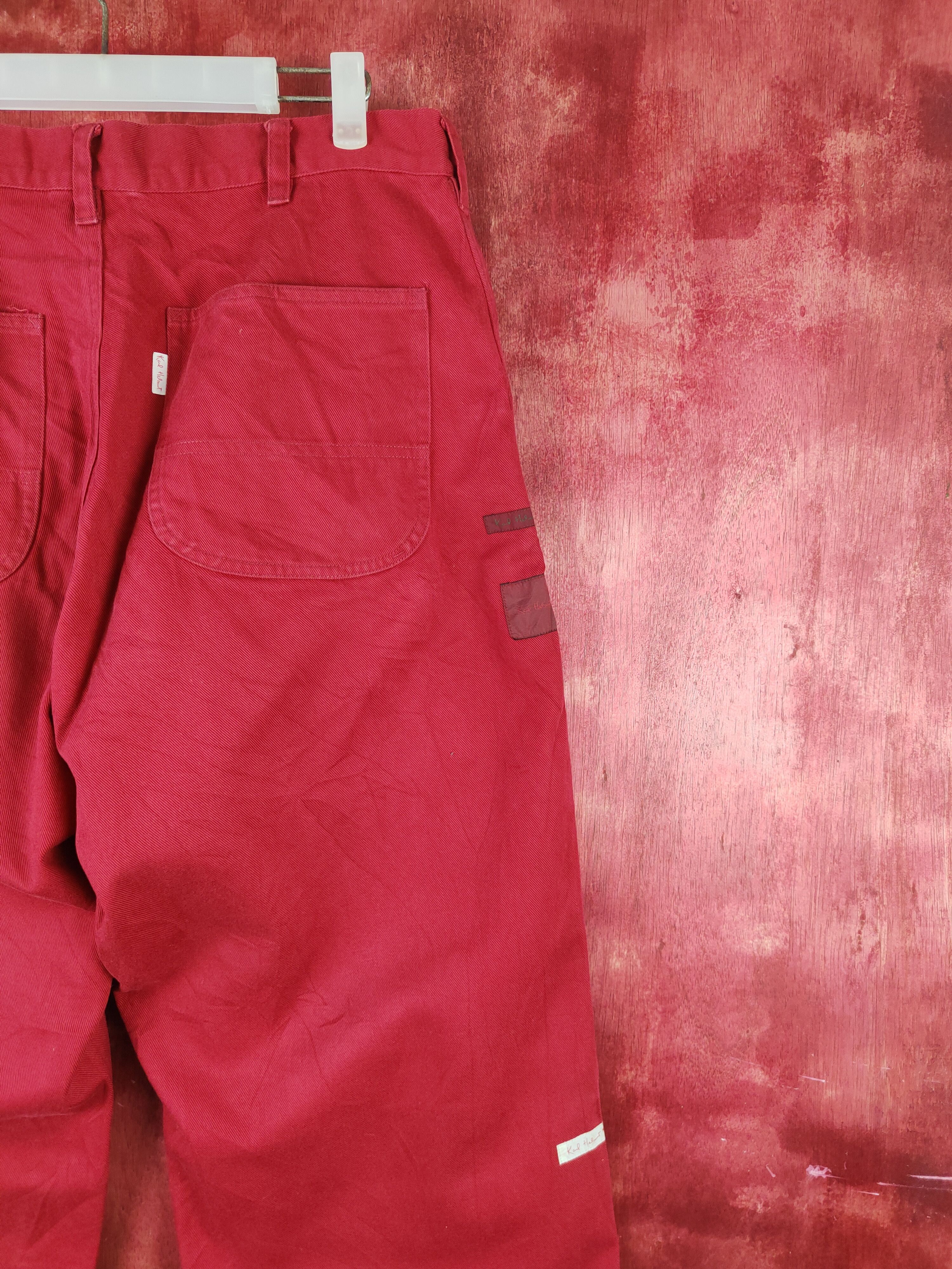 Japanese Brand Karl Helmut Red Multipocket Soft Denim #S1323 Size US 34 / EU 50 - 13 Thumbnail