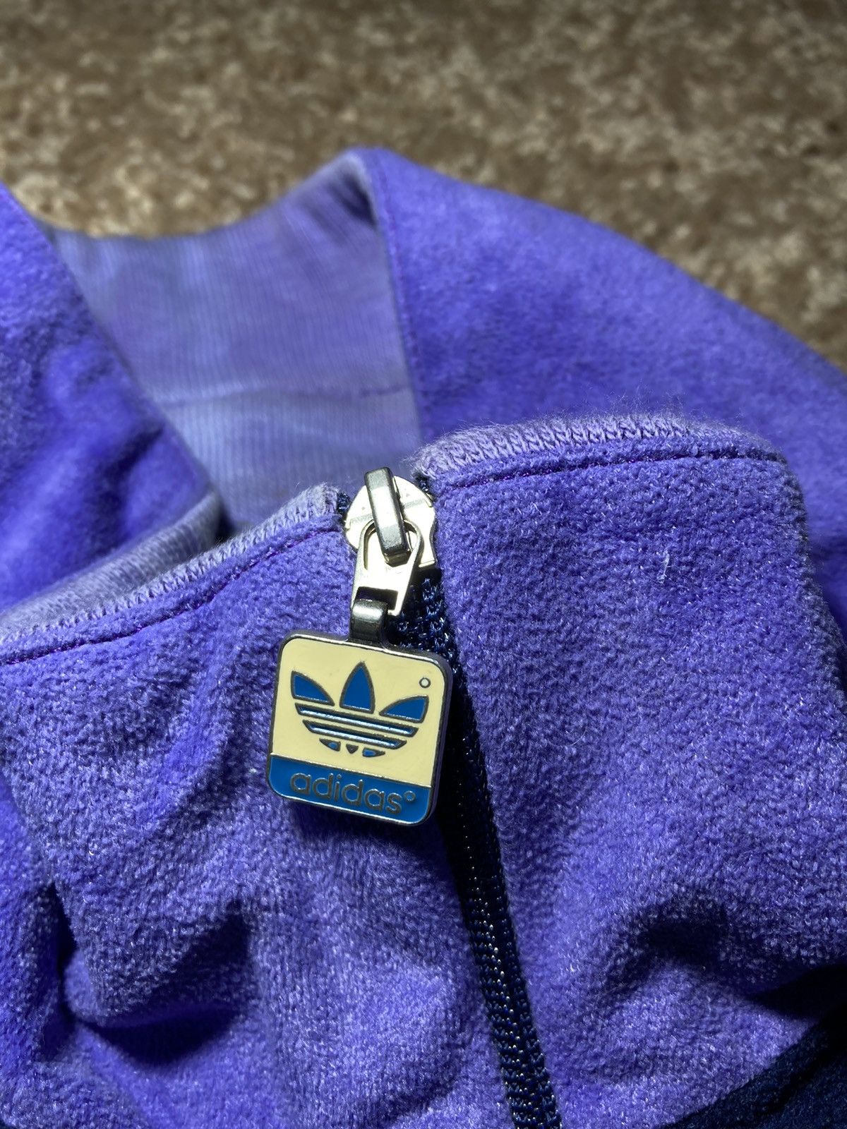 Adidas × Anime 80s Adidas Evangelion Unit 01 Velour Track Jacket Velvet 90s Size US M / EU 48-50 / 2 - 4 Thumbnail