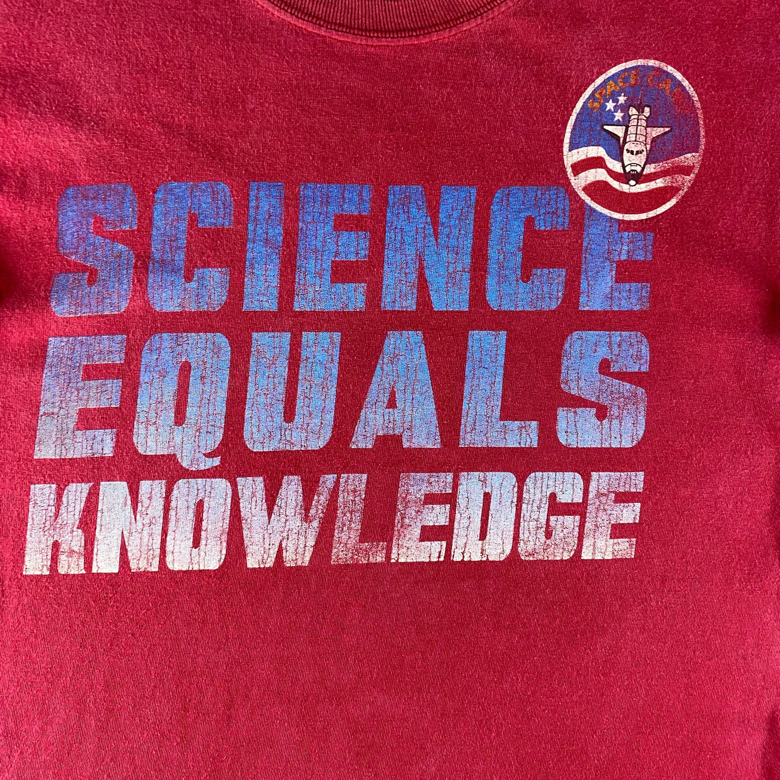 Other Vintage Science Equals Knowledge Tshirt Size US S / EU 44-46 / 1 - 5 Thumbnail