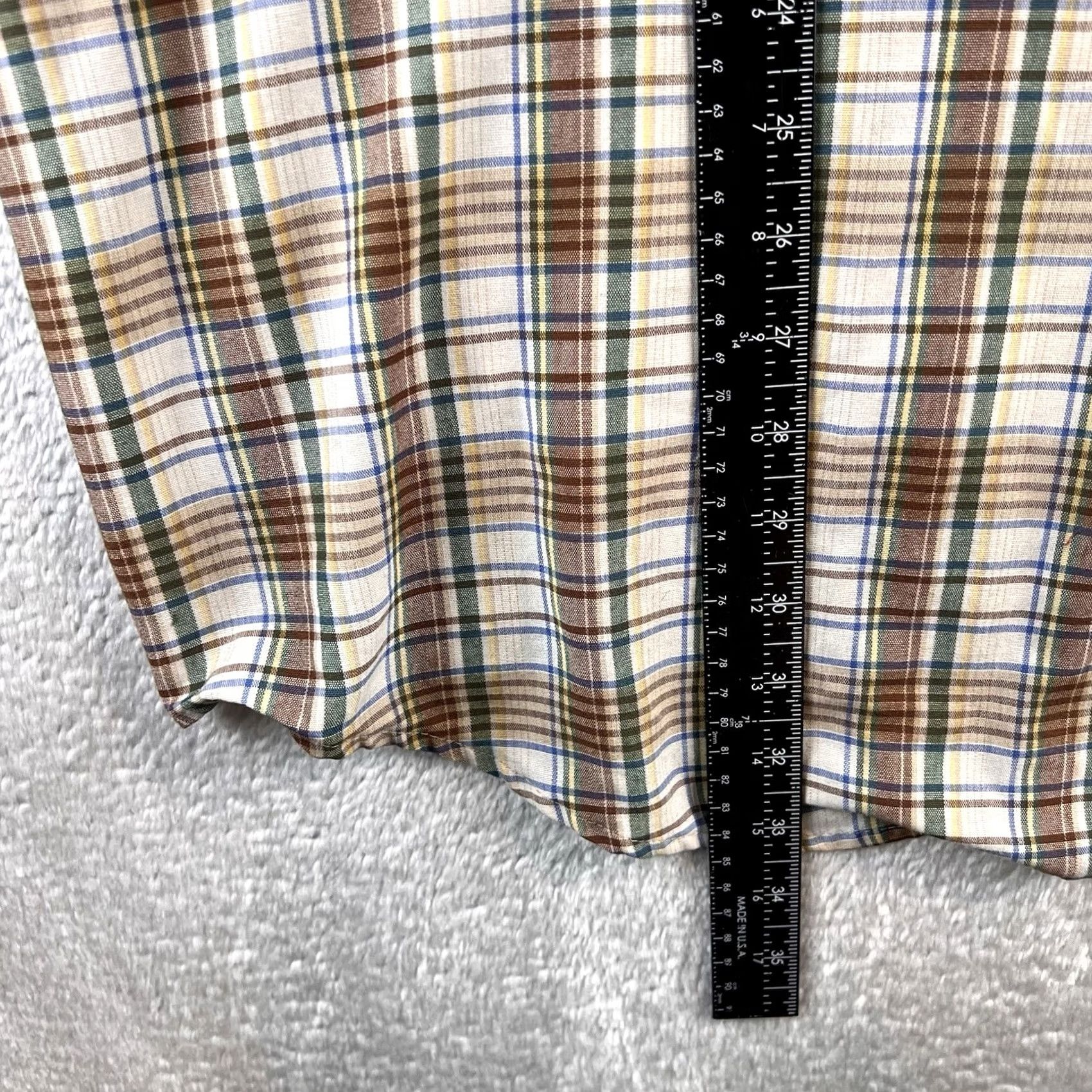 Vintage VTG Big Mac Plaid Shirt Mens 3XL Short Sleeve Western READ Size US XXL / EU 58 / 5 - 4 Thumbnail