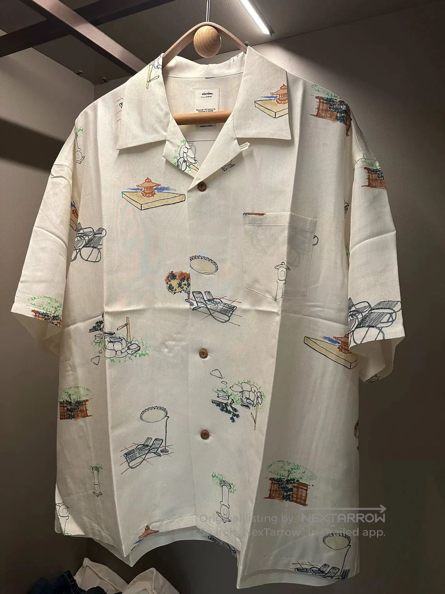 Visvim Visvim 21SS Wallis S/S Garden Shirt. Size US M / EU 48-50 / 2 - 1 Thumbnail