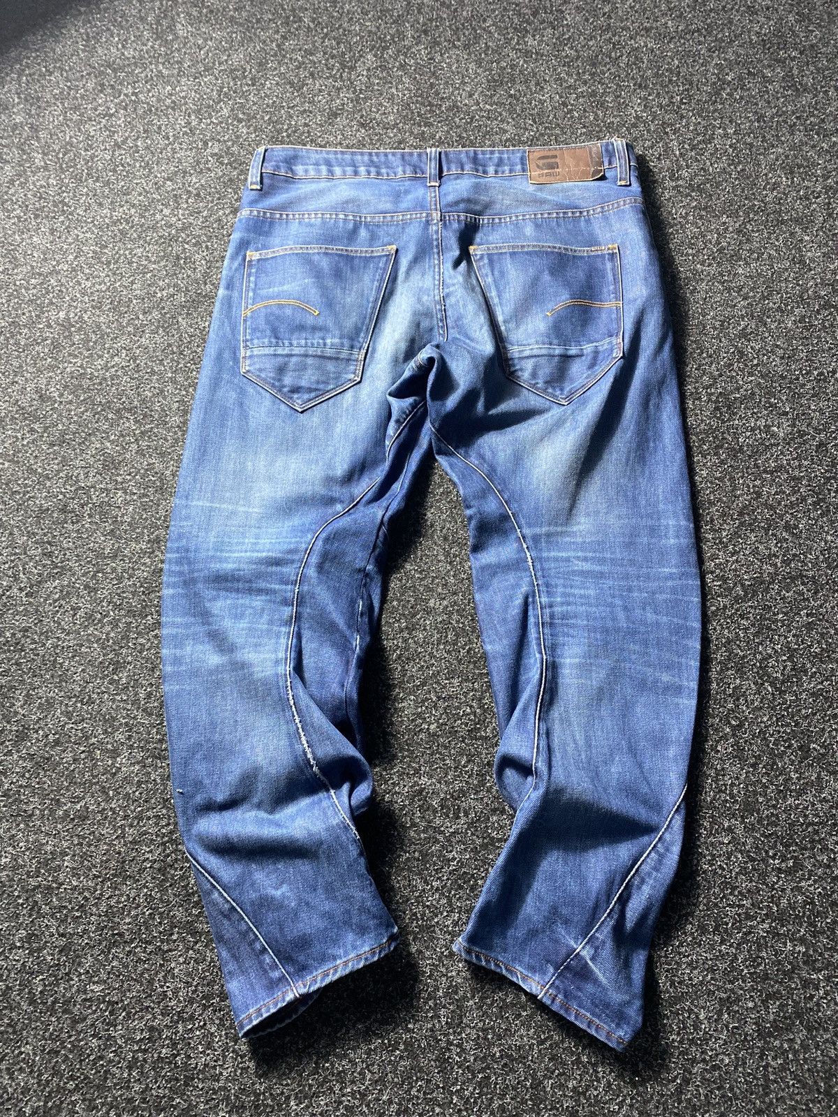 G-Star 🔥PUNK OPIUM G STAR TAPERED STRAIGHT ARC GOTHIC JEANS Y2k Size US 35 - 2 Thumbnail