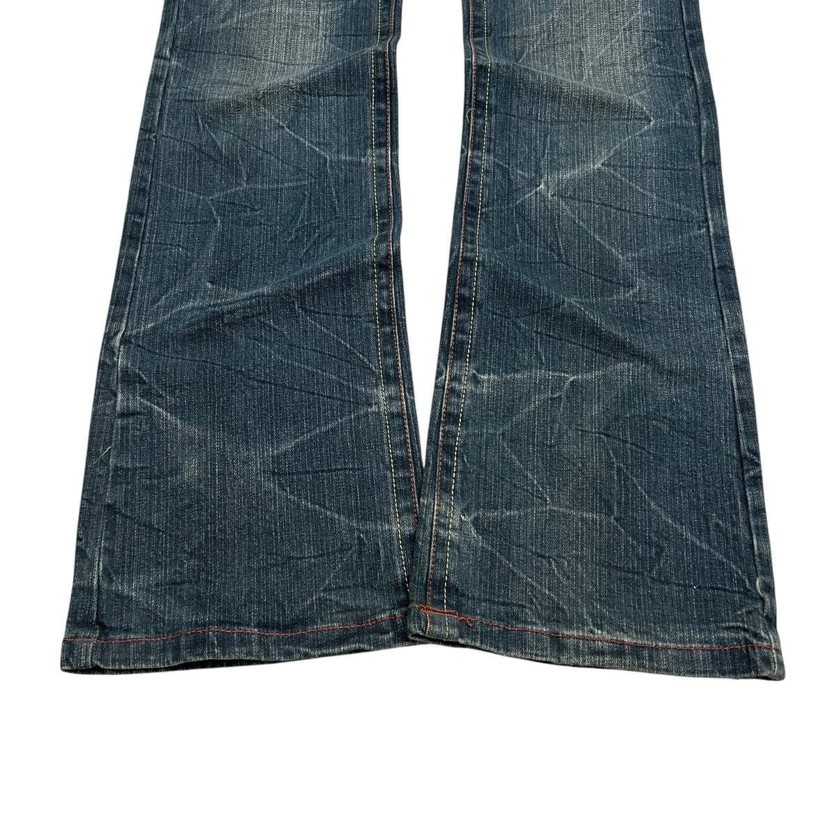 Hysteric Glamour Japanese Embroidered Jeans Clawn Marks Design Size 29" - 6 Thumbnail
