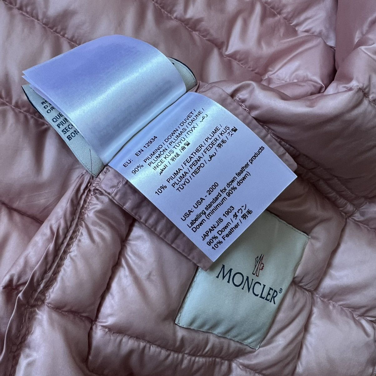 Moncler Moncler Lans Down Jacket Womens Pink Lightweight Puffer Size S / US 4 / IT 40 - 11 Thumbnail