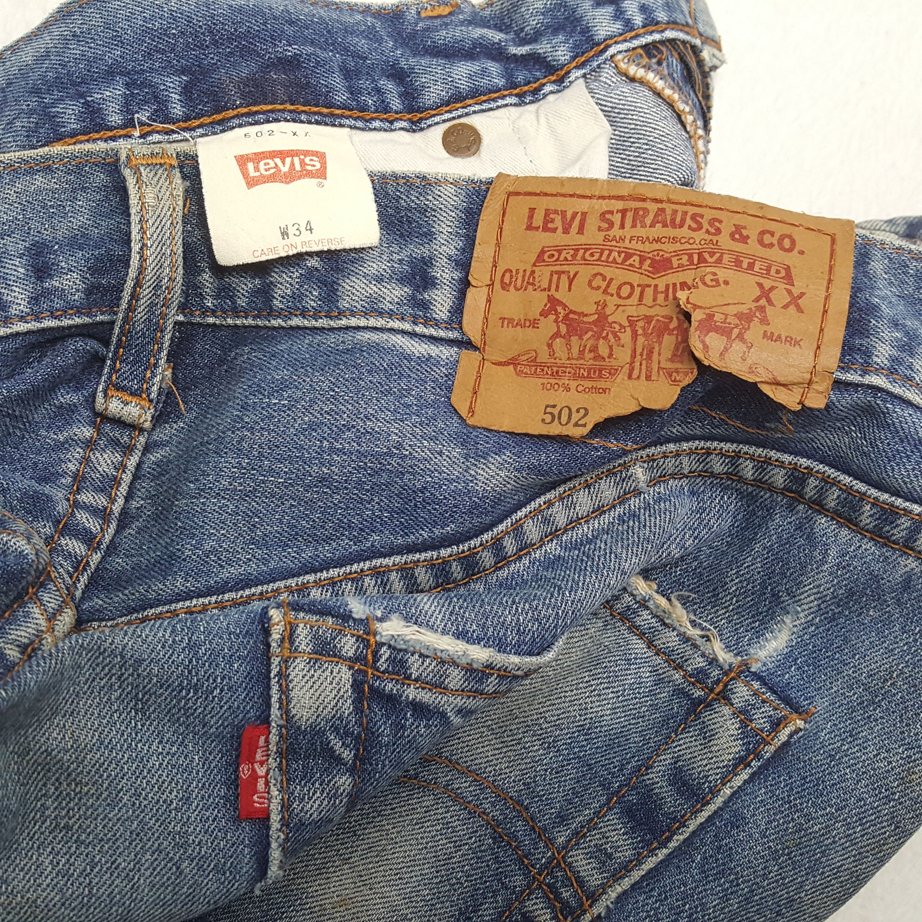 Levi's × Vintage Vintage LEVI'S Distressed Kurt Cobain Style Denim Jean Size US 31 - 15 Thumbnail