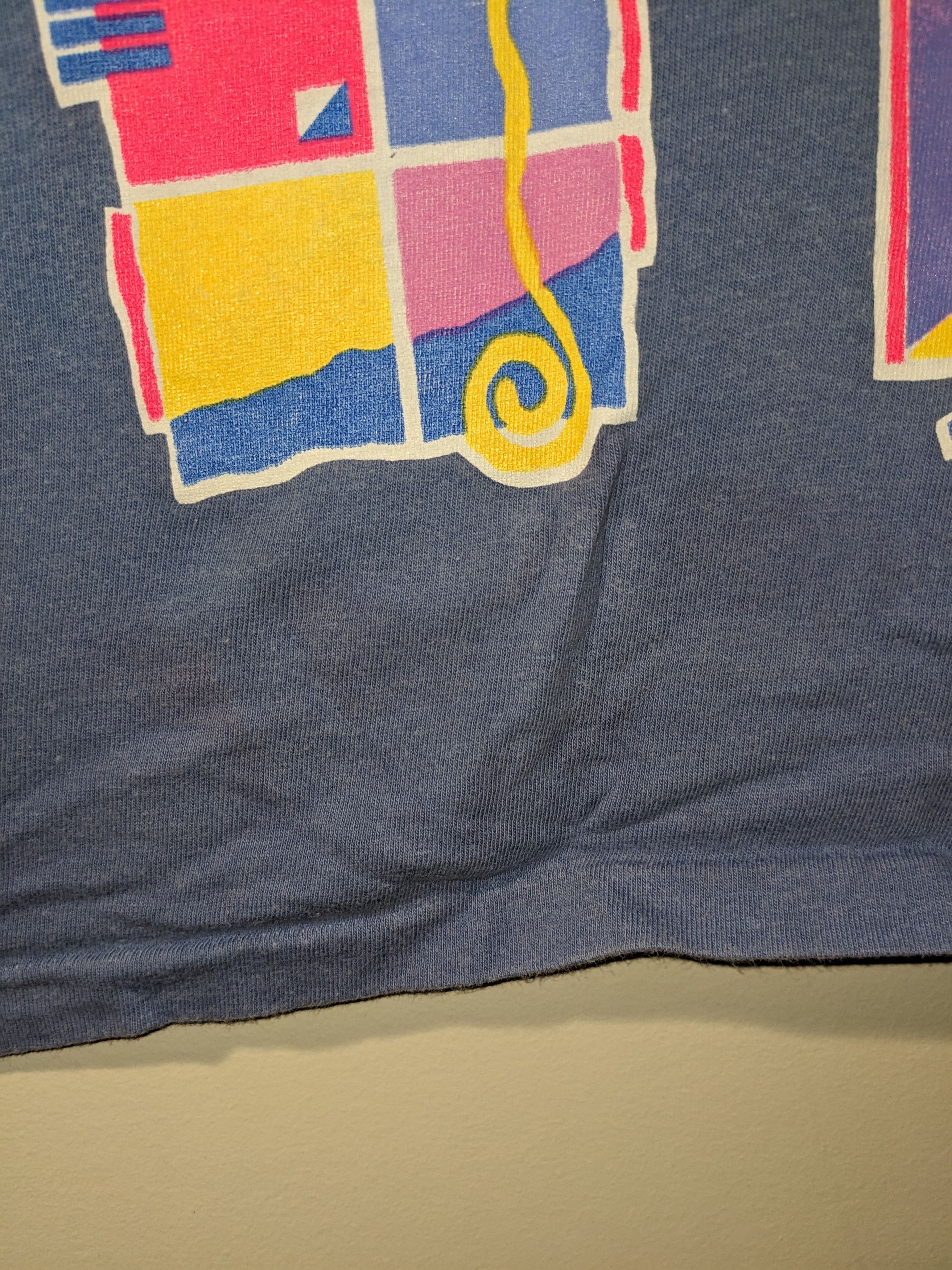 Nike × Vintage Vintage 90s Nike Swoosh Art Purple Medium Cropped T-Shirt Size M / US 6-8 / IT 42-44 - 11 Thumbnail