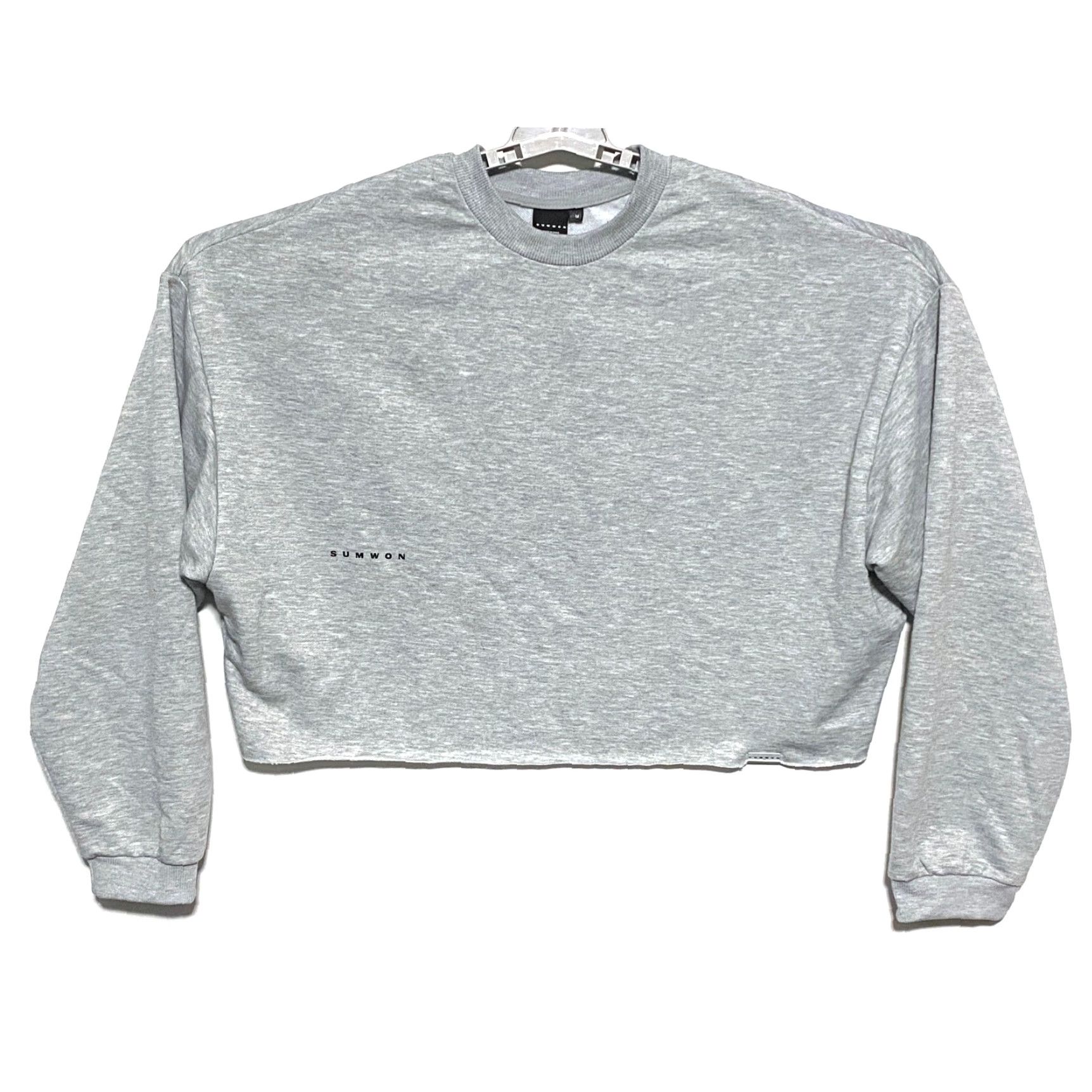 Vintage Sumwon Beverly Hills Gray Cropped Sweatshirt Mens M Rodeo Drive Athletic Fit Y2K Shirt Mens M Gray Cropped Sweatshirt Streetwear Athleisure Size US M / EU 48-50 / 2 - 2 Thumbnail