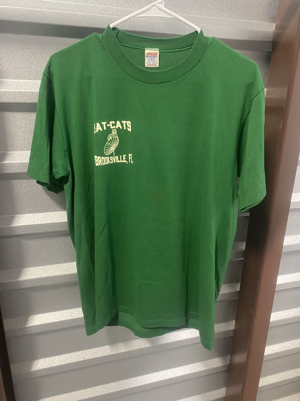 Vintage 1980’s SAT-CATS Satellite Shirt Size US L / EU 52-54 / 3 - 3 Thumbnail