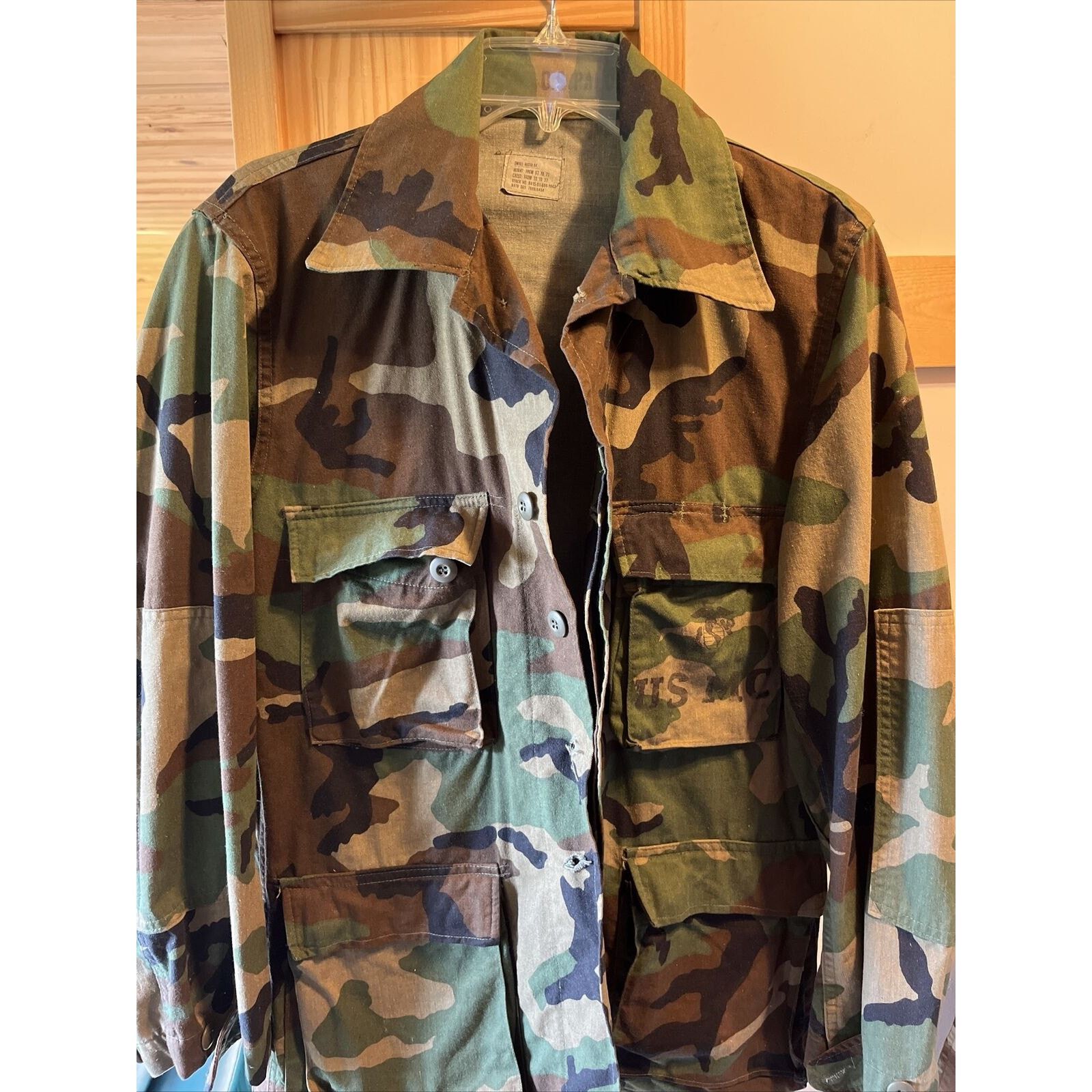 Other Vintage USMC Military Jacket Mens Small LS Missing 2 Buttons Size US S / EU 44-46 / 1 - 9 Thumbnail