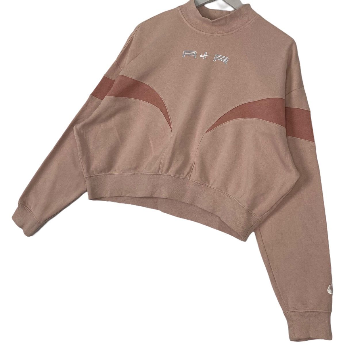 Other Vintage Nike Air Sweatshirt Highneck Pink Embroidery Size L Size US L / EU 52-54 / 3 - 2 Thumbnail