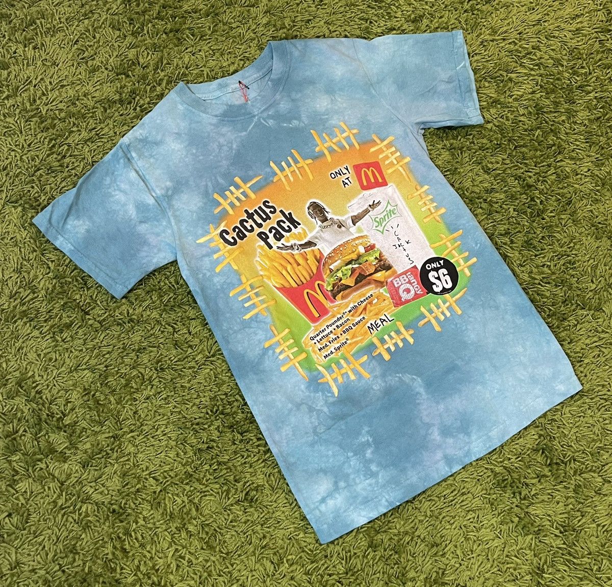 Travis Scott Travis Scott McDonald’s Cactus Pack tee Size Small Size US S / EU 44-46 / 1 - 1 Thumbnail