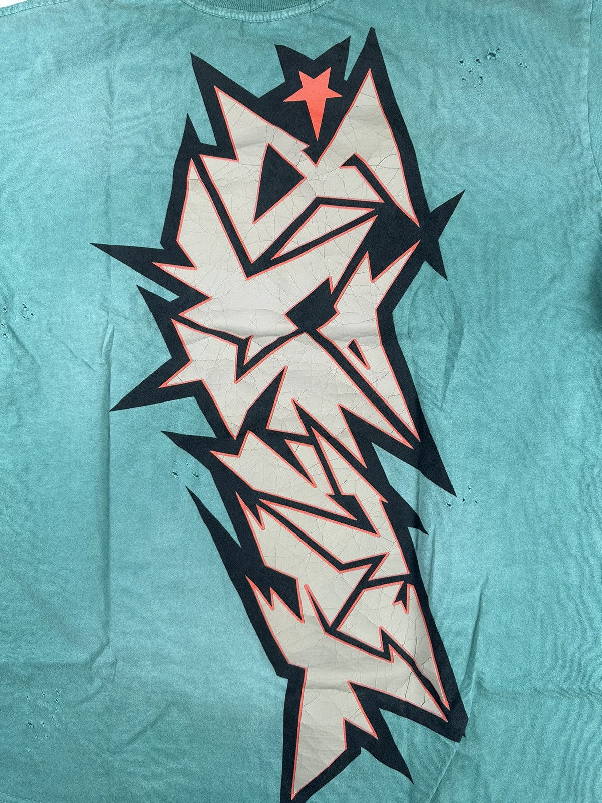 HELLSTAR Hellstar Sample Cracked Print T-shirt Size US M / EU 48-50 / 2 - 4 Thumbnail
