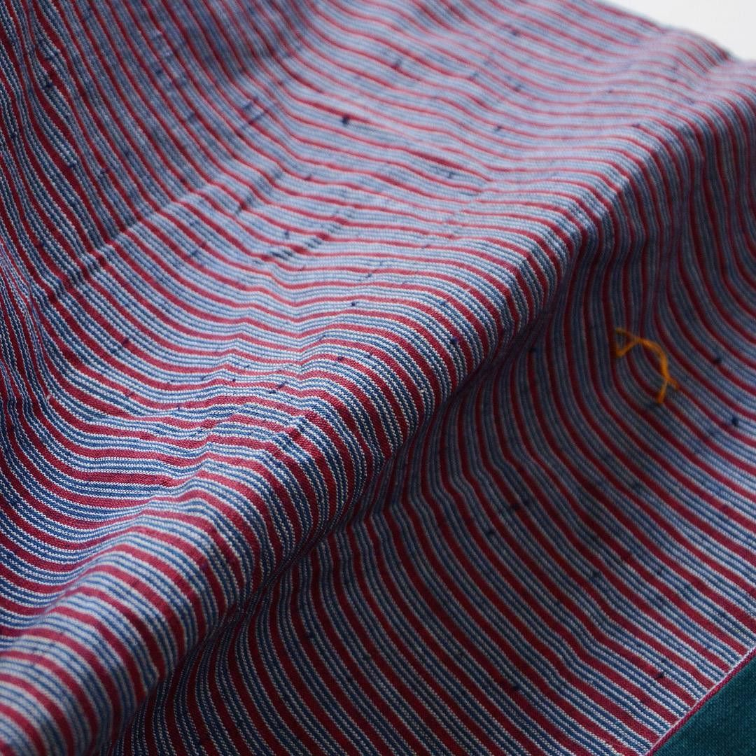 Handmade × Japanese Brand × Vintage Japanese Fabric Obi Belt? Furoshiki Wrapping Cloth Cotton Size ONE SIZE - 4 Thumbnail