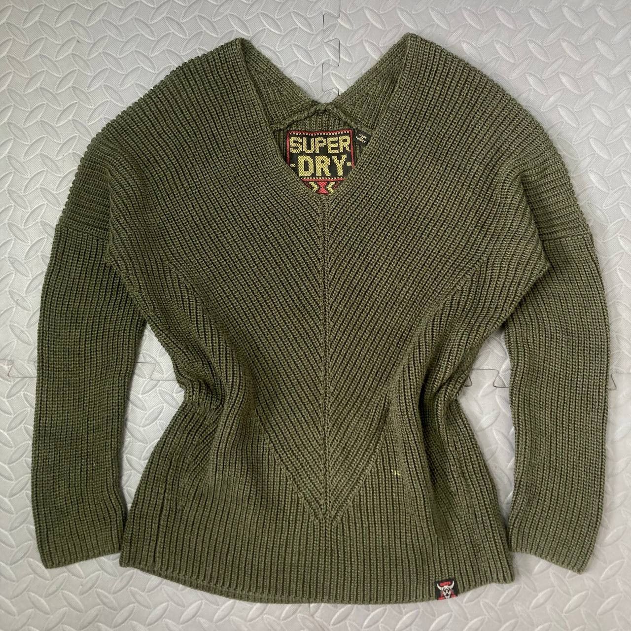 Superdry Cora Ribbed V-Neck Sweater Size M / US 6-8 / IT 42-44 - 1 Thumbnail