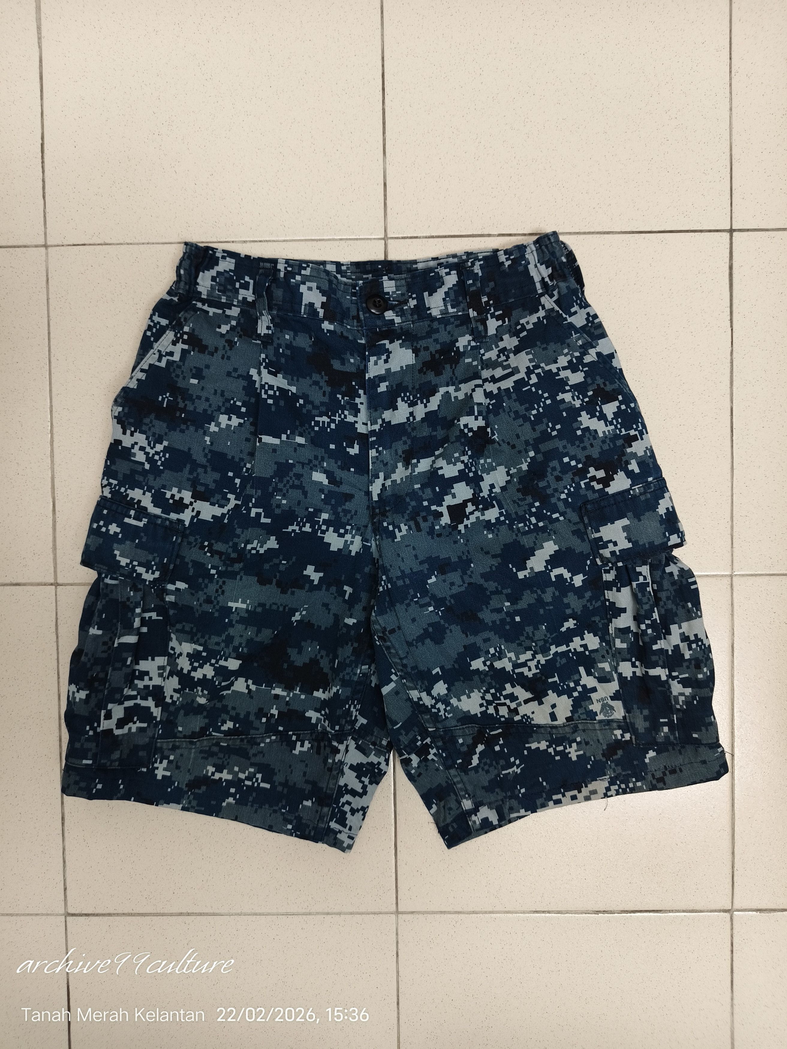 Other US Navy NWU Type I "Blueberries" Digital Camo Custom Shorts Size US 28 / EU 44 - 1 Thumbnail