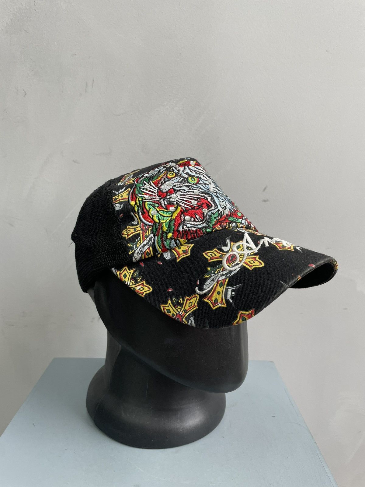 Ed Hardy Edhardy style japanese big logo hat cap y2k Size ONE SIZE - 8 Thumbnail
