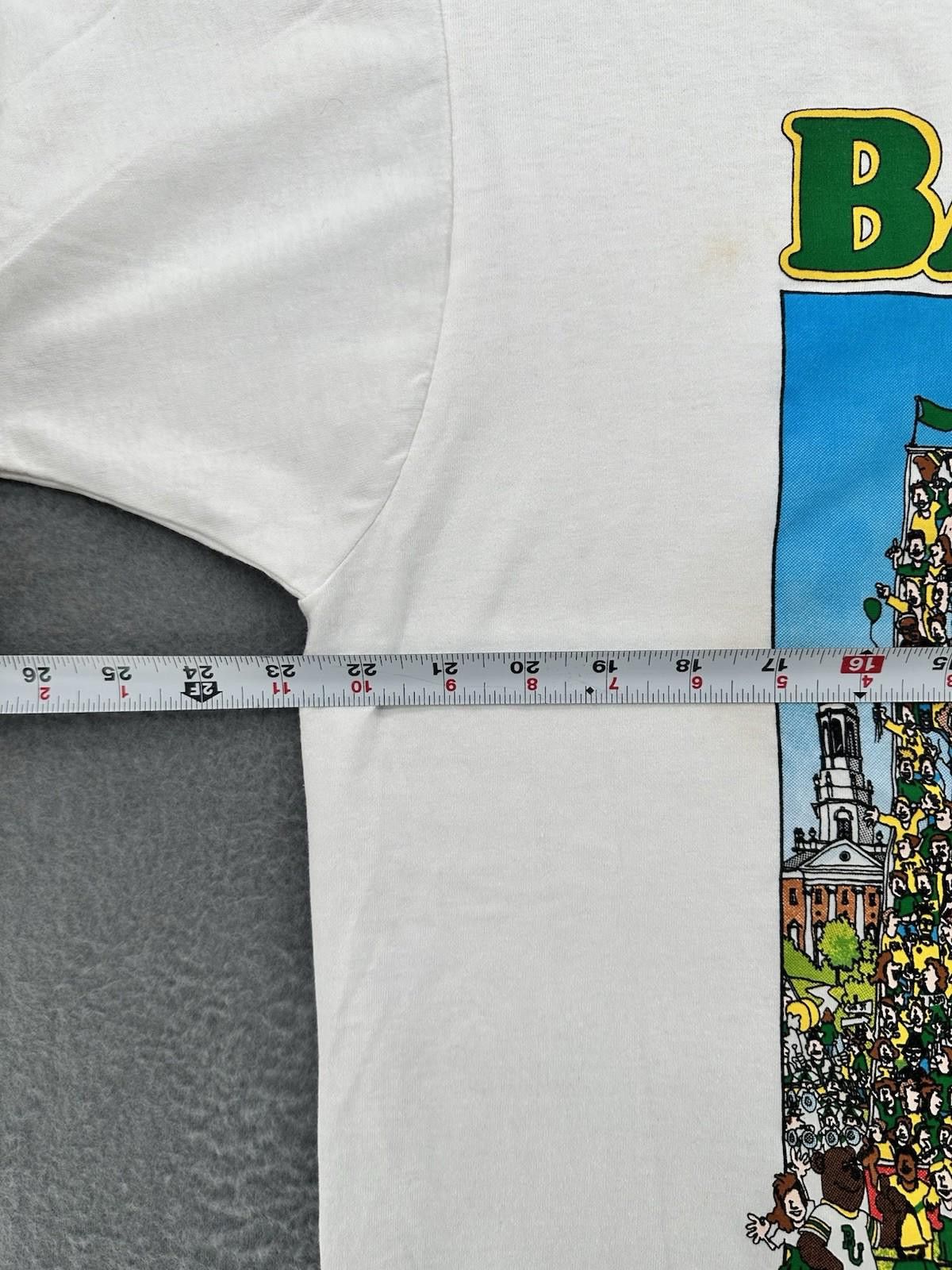 Fruit Of The Loom Vintage 90’s Baylor Bear XL Tshirt Crowd graphic Size US M / EU 48-50 / 2 - 5 Thumbnail