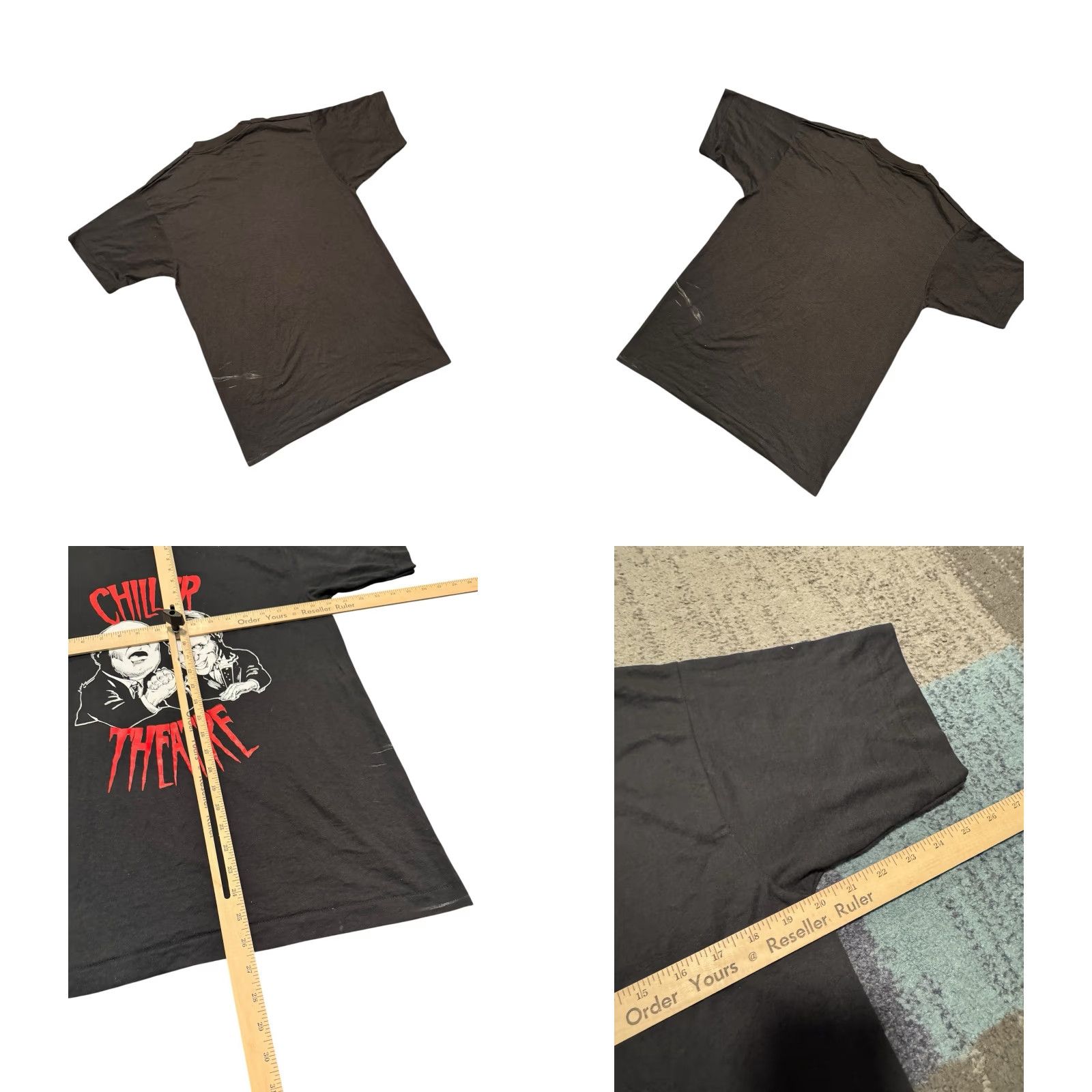 Vintage VINTAGE 90s Chiller Theatre T-Shirt L Screen Stars Best Chilly Billy Horror Rare Shirt Unisex Black 1990s Graphic Tee Cotton Short Sleeve Modern Retro Size US L / EU 52-54 / 3 - 8 Thumbnail