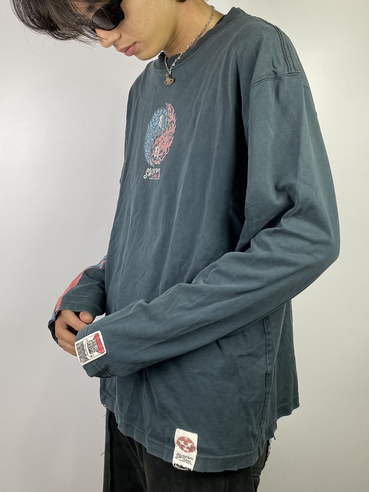 If Six Was Nine × Japanese Brand × Le Grande Bleu (L.G.B.) japanese longsleeve the peculiar japan style Size US L / EU 52-54 / 3 - 8 Thumbnail