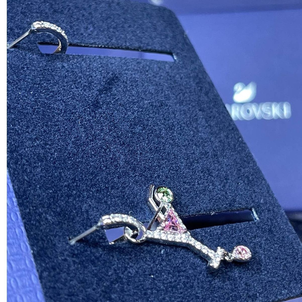 Swarovski Swarovski Mini Hoop Cocktail Pierced Earrings Size ONE SIZE - 4 Thumbnail
