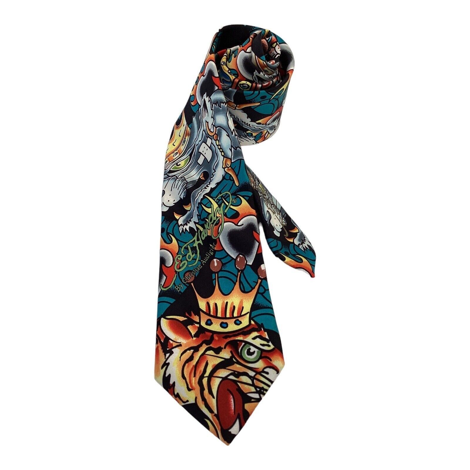 Ed Hardy ED HARDY BY CHRISTIAN AUDIGIER Multicolor Animal Print Luxur Size ONE SIZE - 1 Thumbnail