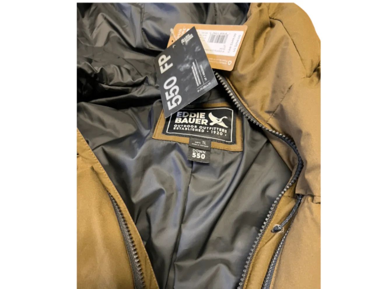 Eddie Bauer Eddie Bauer Mens Puffer Parka Jacket 550 Fill Tall Large Size US L / EU 52-54 / 3 - 6 Thumbnail