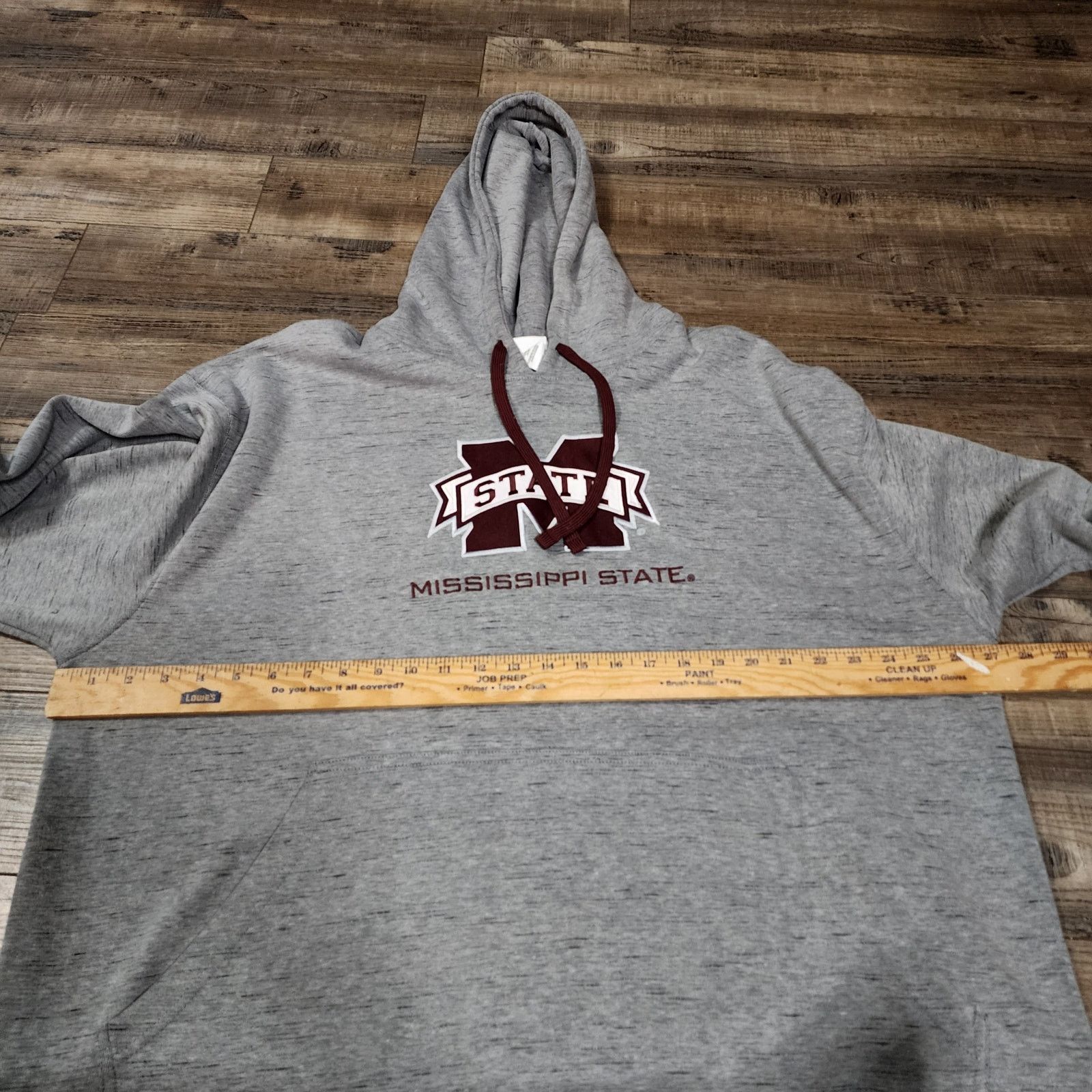 Champion MSU Mississippi Bulldogs Hoodie Size 2XL Gray Maroon 2390 Size US XXL / EU 58 / 5 - 3 Thumbnail