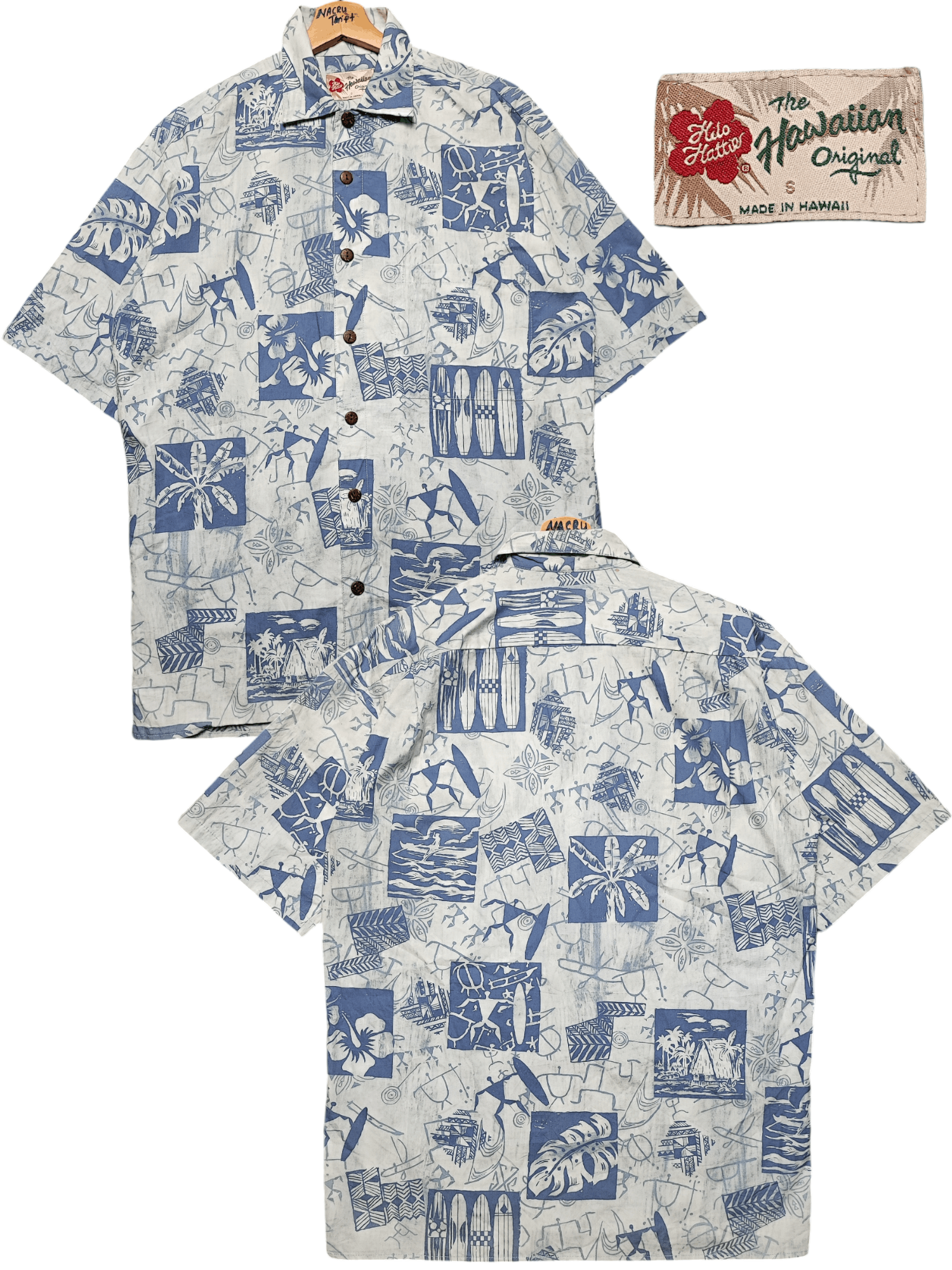 Hilo Hattie × Vintage Surf Hawaiian Shirt 1980’s Hilo Hattie Vintage Size US L / EU 52-54 / 3 - 1 Thumbnail