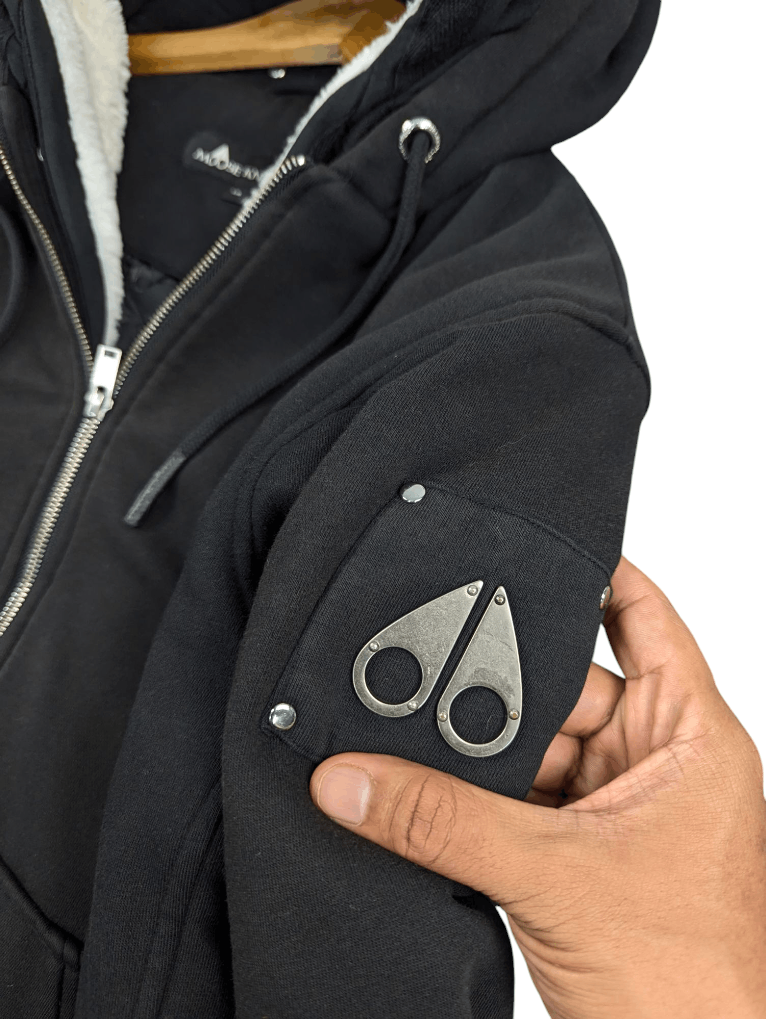 Moose Knuckles Moose Knuckles Classic Bunny Black Distressed Jacket Size US L / EU 52-54 / 3 - 5 Thumbnail