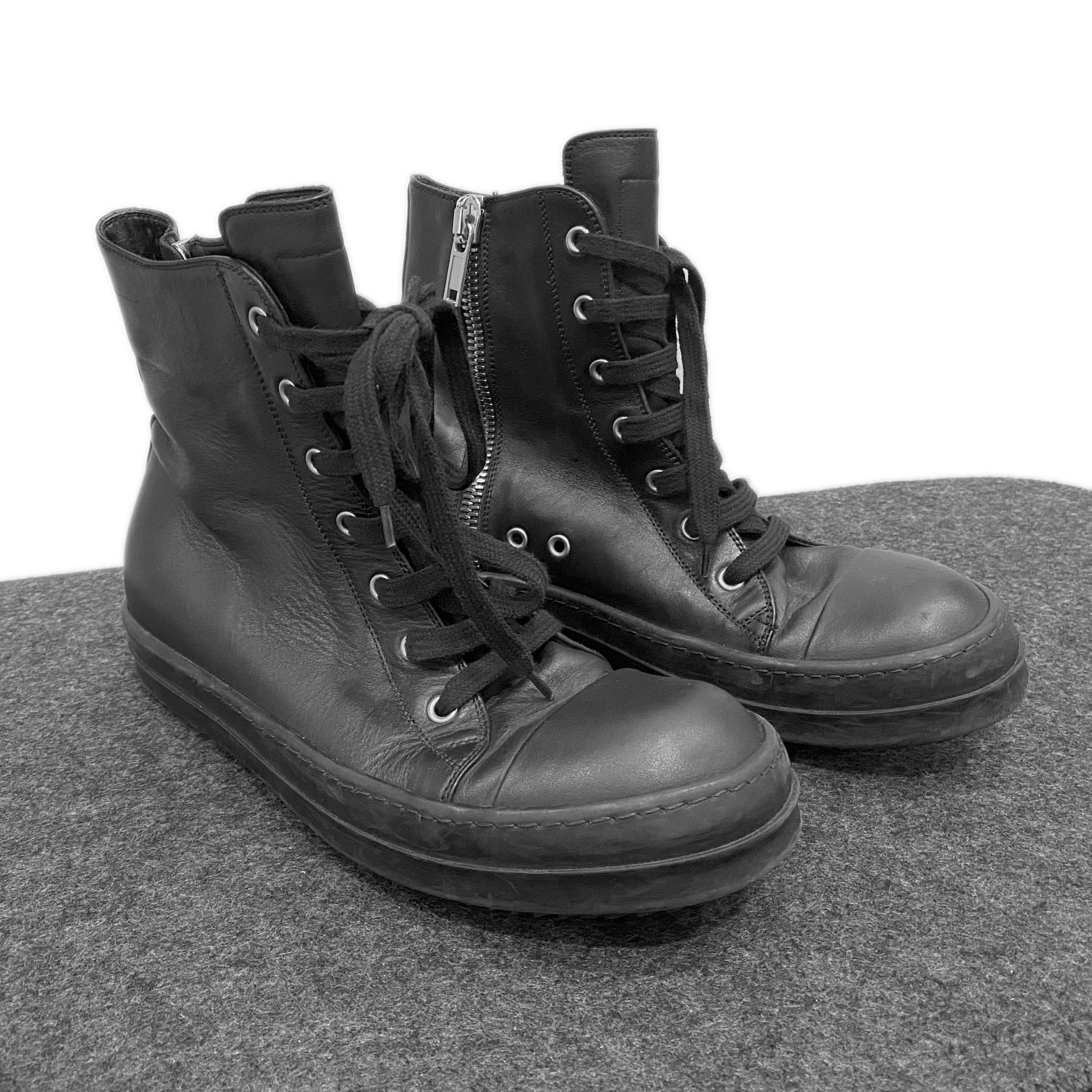 Rick Owens RICK OWENS RAMONES BLACK | Grailed
