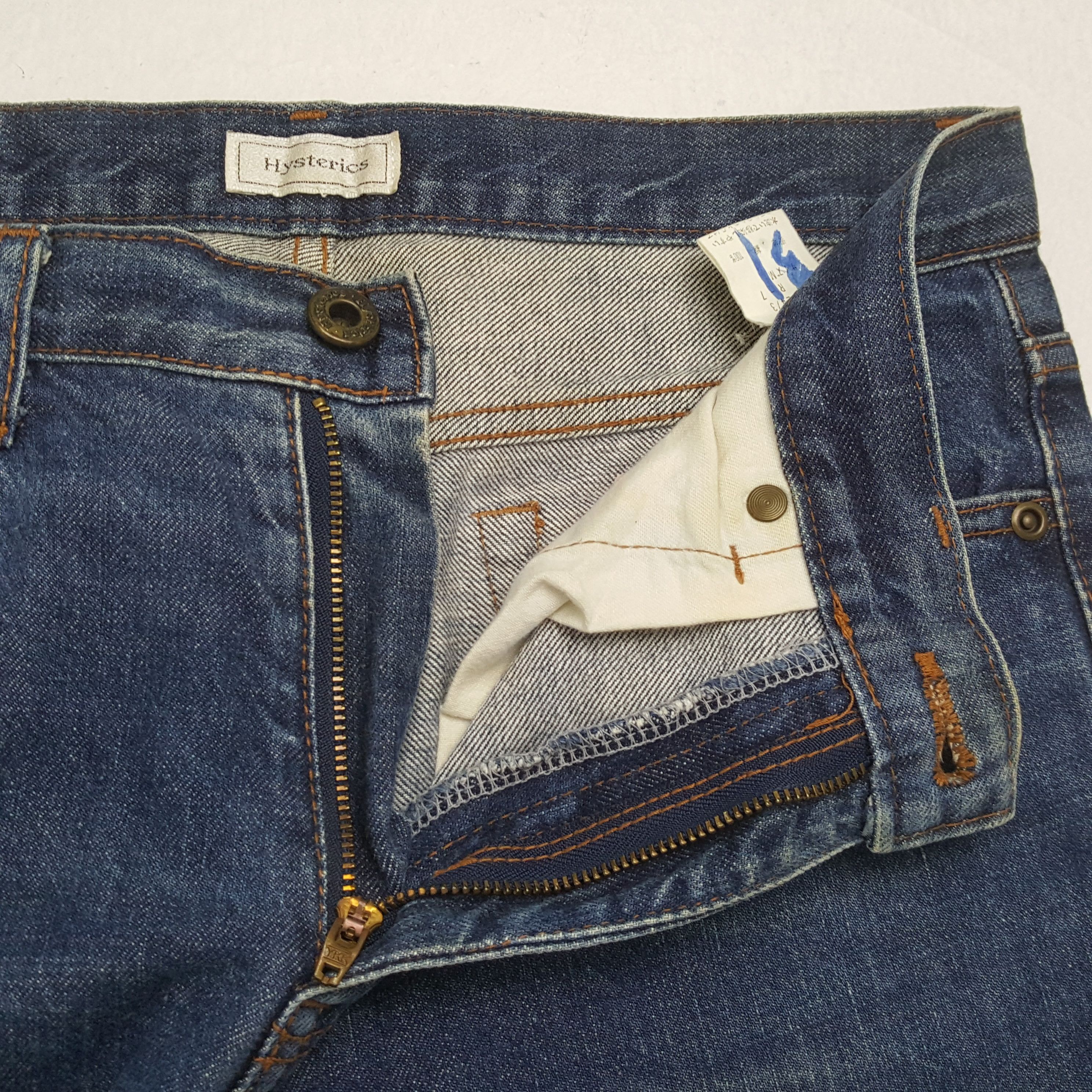 Hysteric Glamour HYSTERIC GLAMOUR Japanese Brand Streetwear Custom Art Jeans Size 29" - 12 Thumbnail